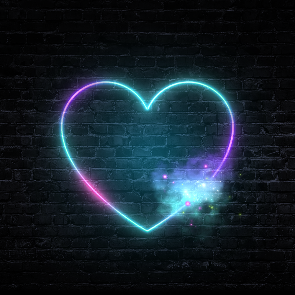 Неоновое сердце