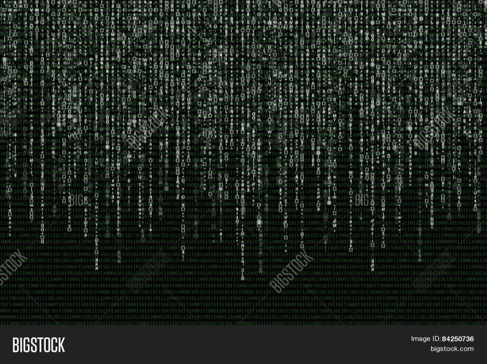 Код матрицы черно белый