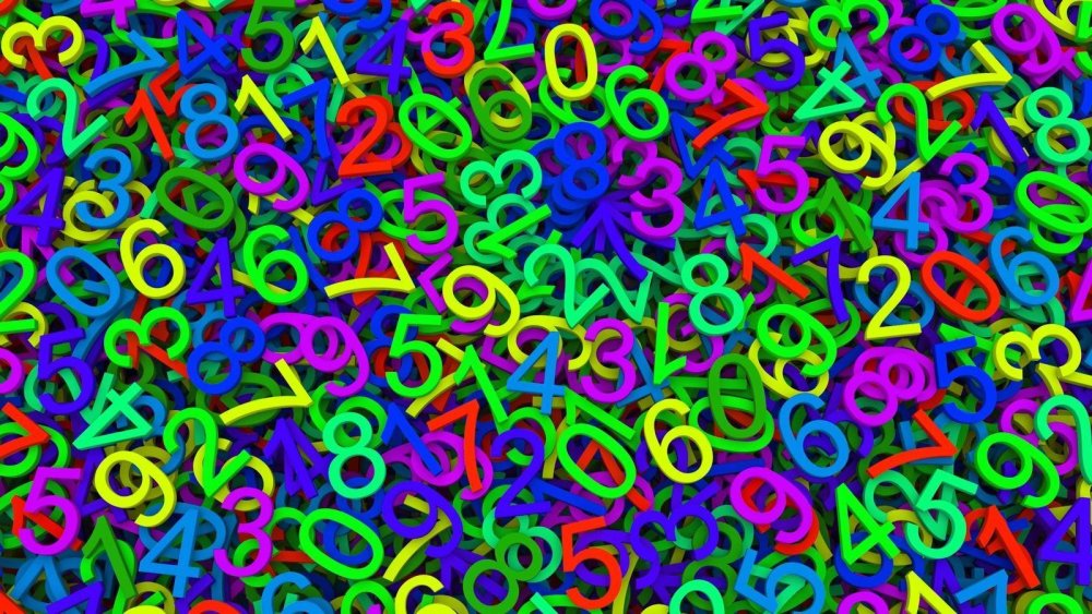 Цифры фон