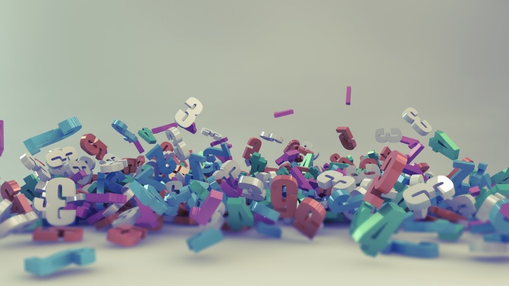 Фон много цифр