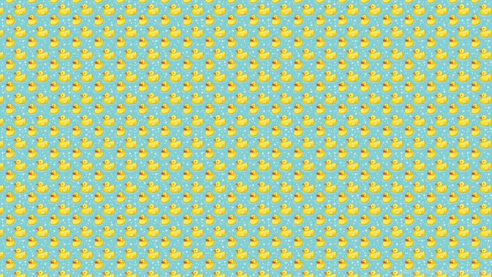 Паттерн с желтыми утками