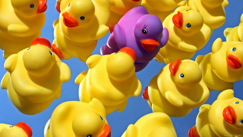 Фон с уточками