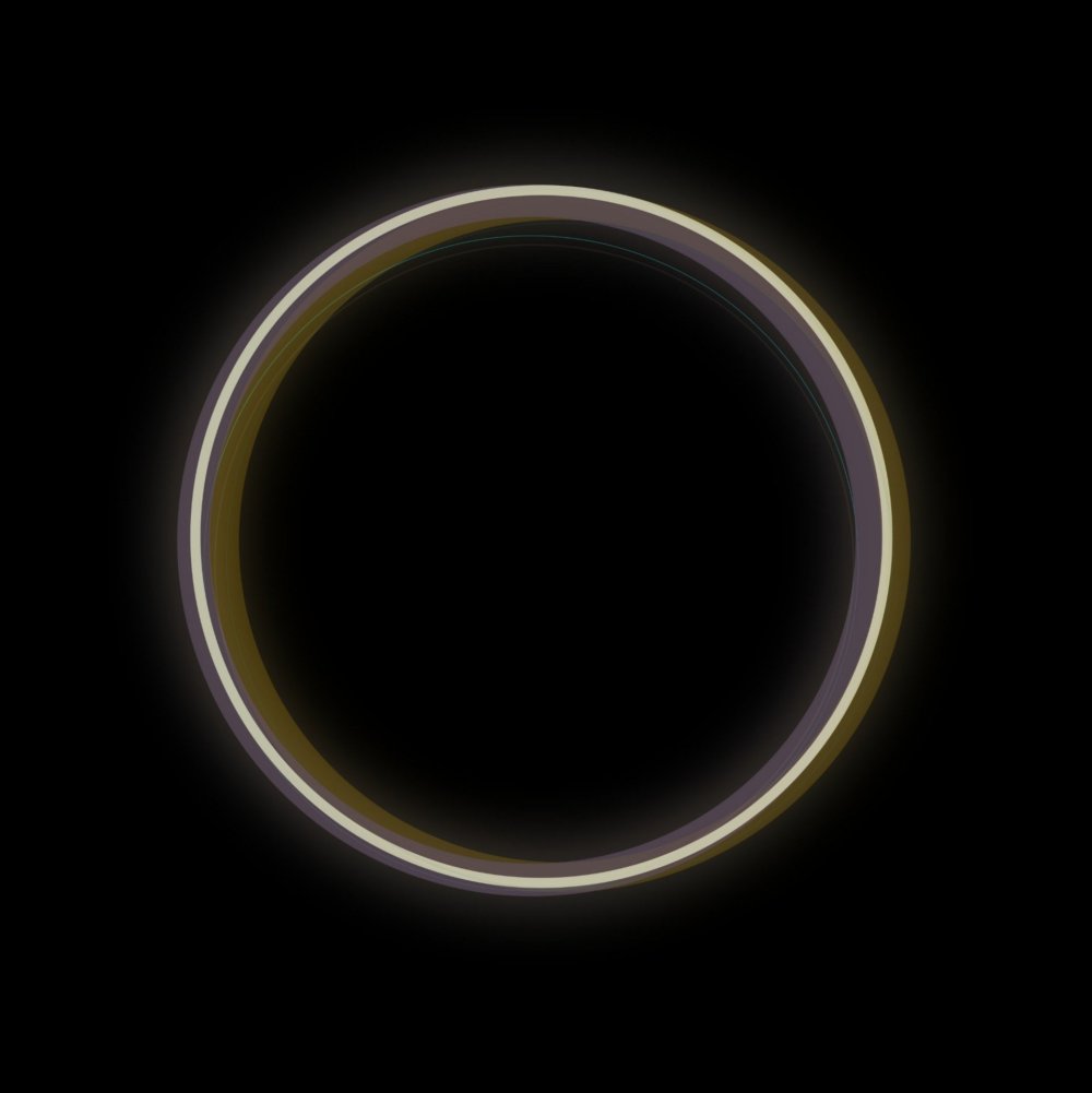 Зеленый круг на черном фоне