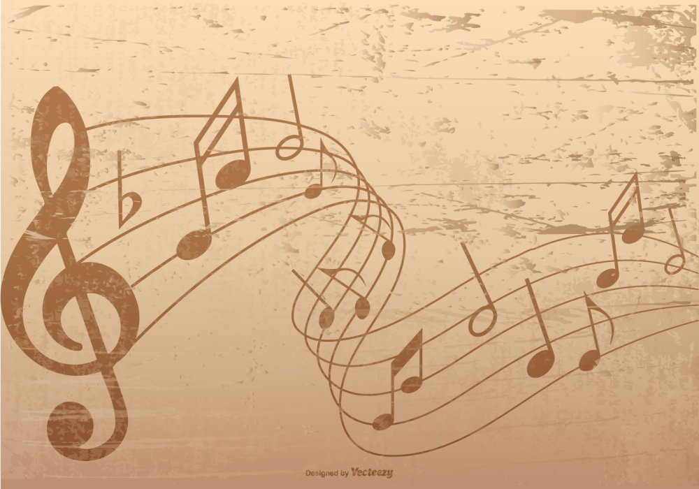 Музыкальный фон для фотошопа