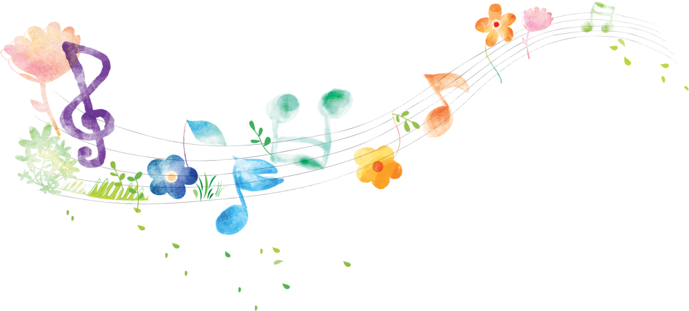 Абстрактный фон с нотами