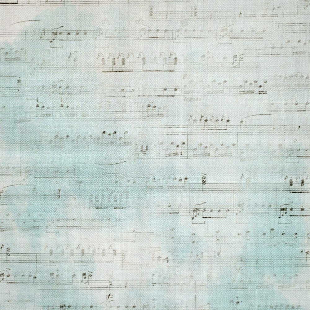 Бумага для скрапбукинга Ноты