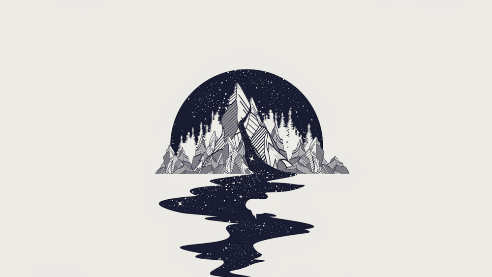 Гора Эльбрус вектор