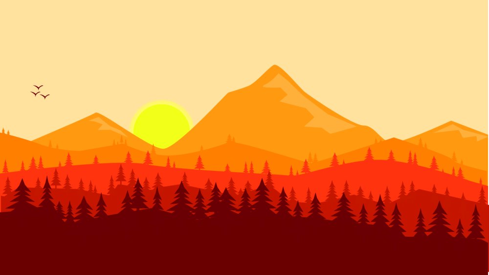 Аляска горы Графика