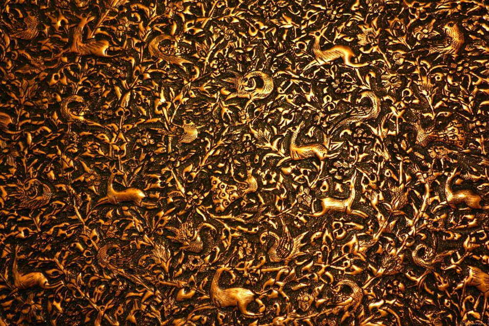 Текстура металла медь