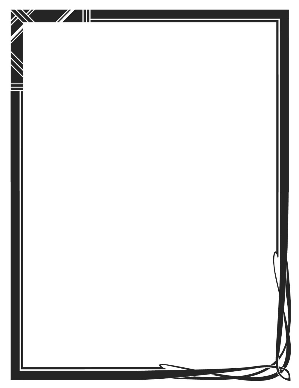 Рамка строгая