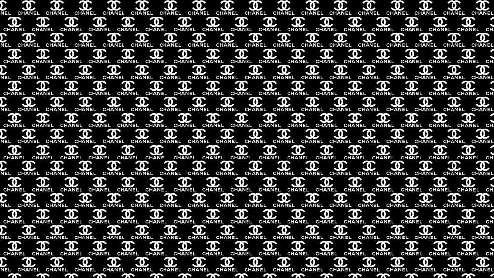 Принт на черном фоне