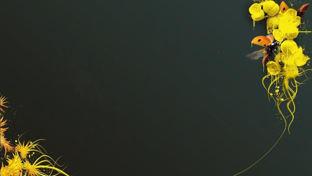 Желто черный фон