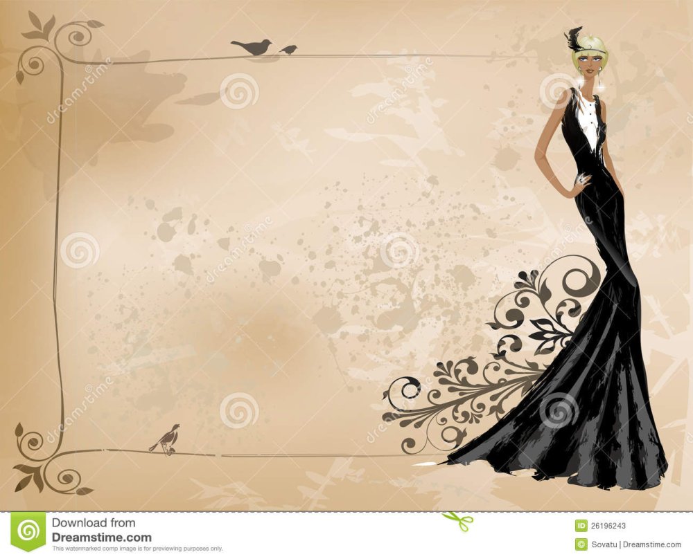 Фон для презентации мода и одежда