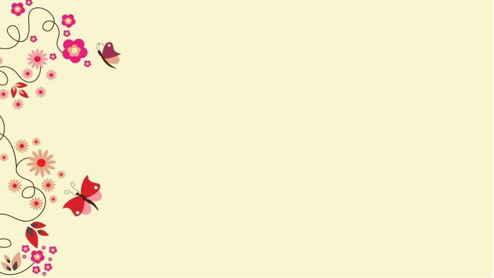 Цветочный фон для визитки