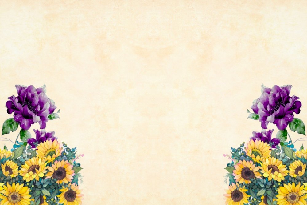 Цветочный фон для плаката