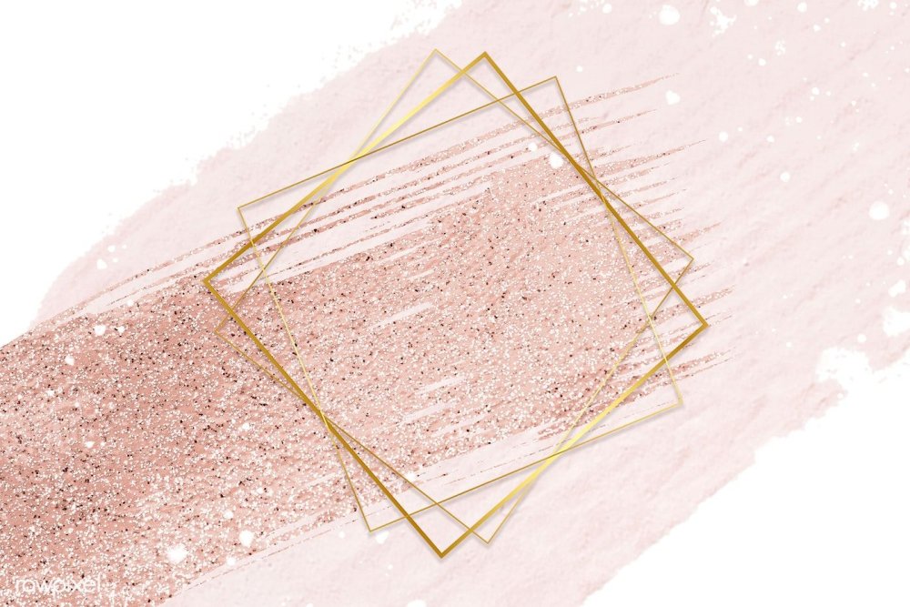 Рамка розовое золото