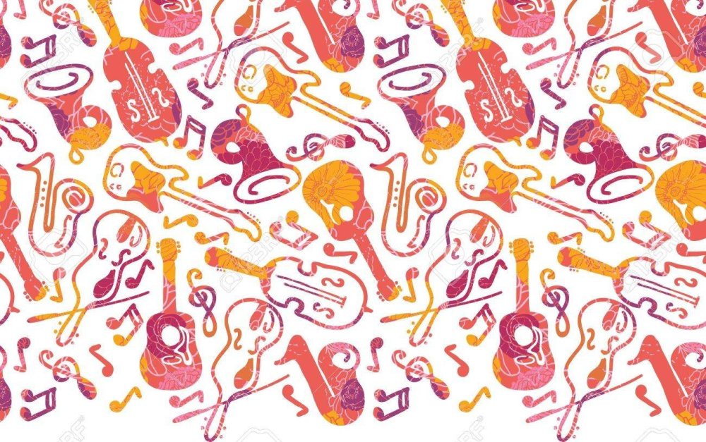 Музыкальные инструменты текстура