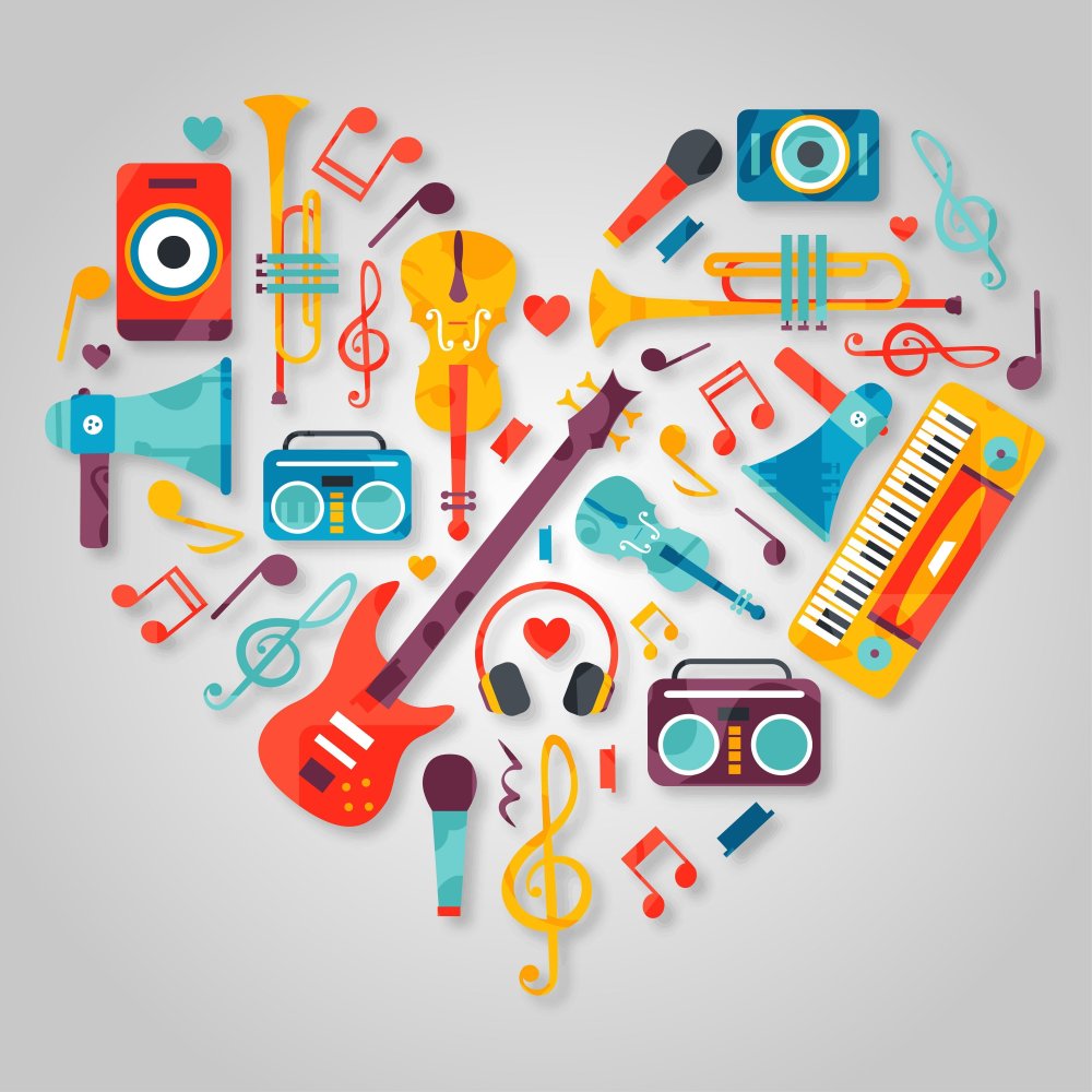 Музыканты с инструментами