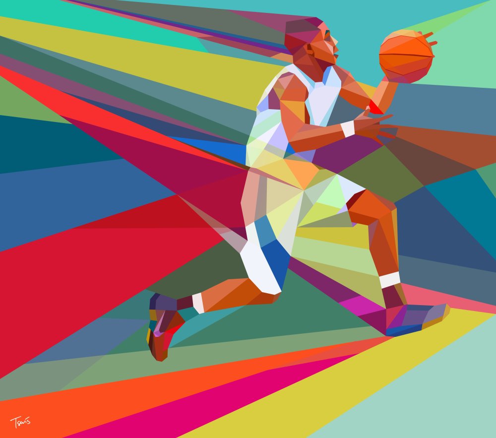 Волейбол абстракция