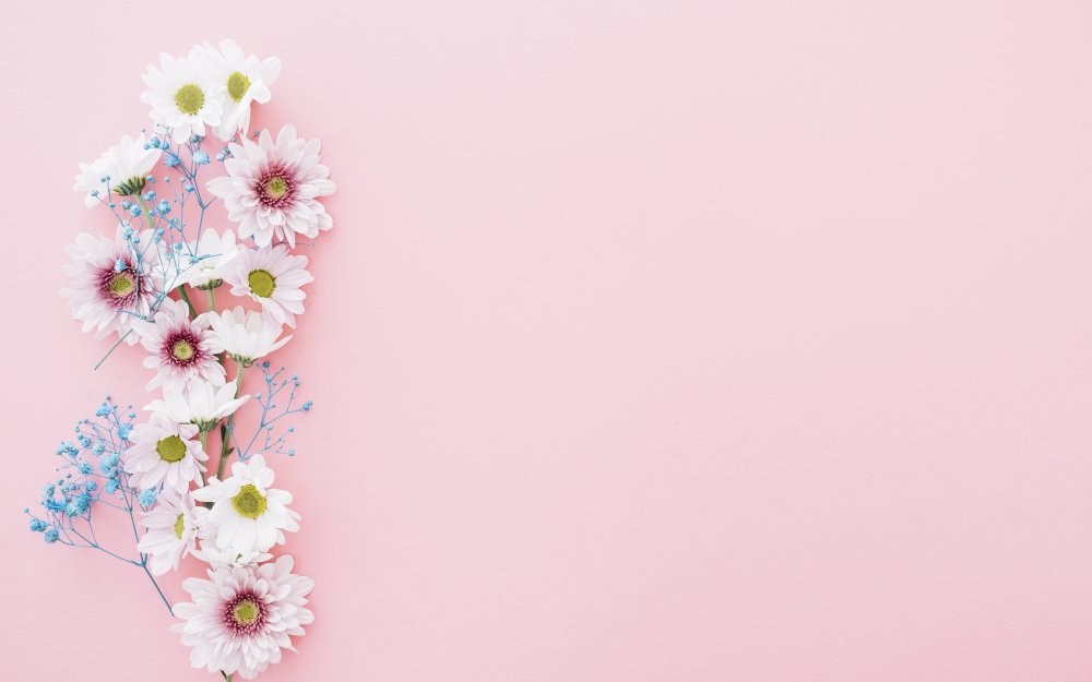 Фоновые цветы для открытки