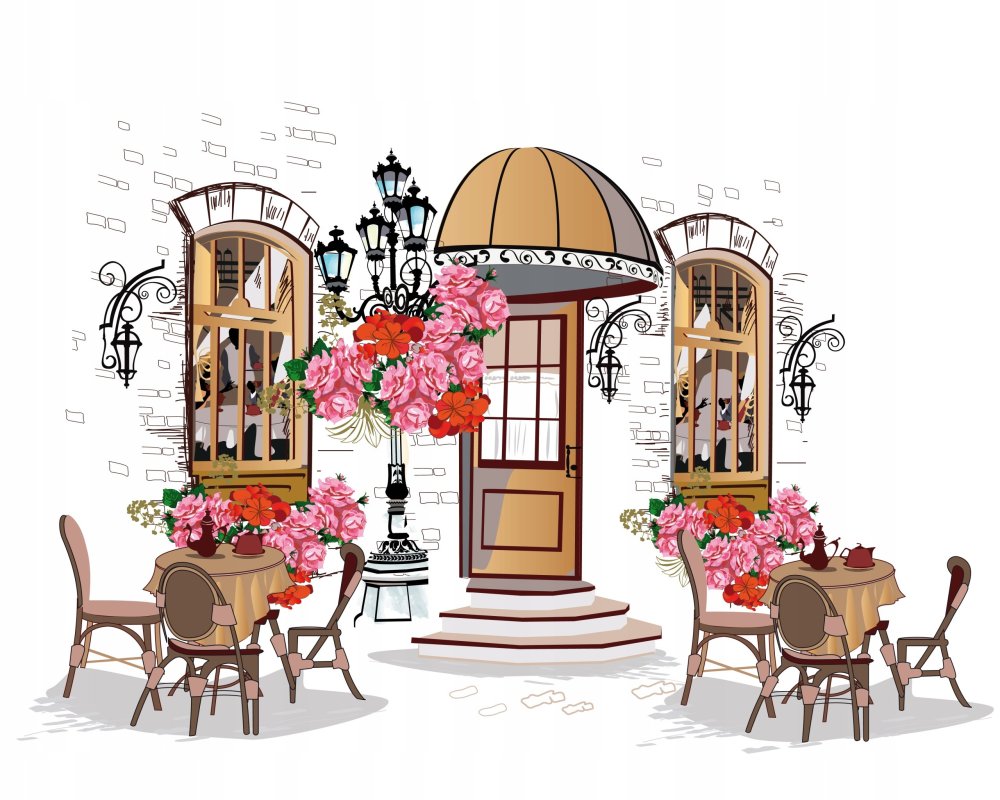 Кафе рисунок
