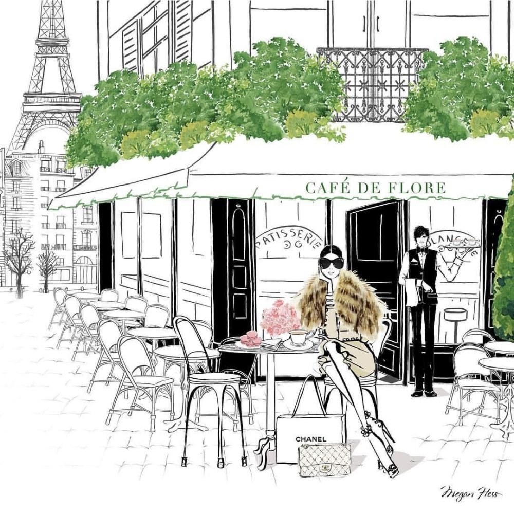 Кафе рисунок