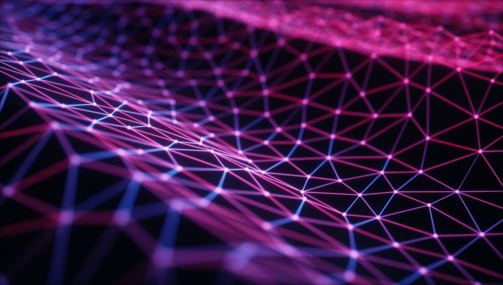 Нейронные сети фиолетовые