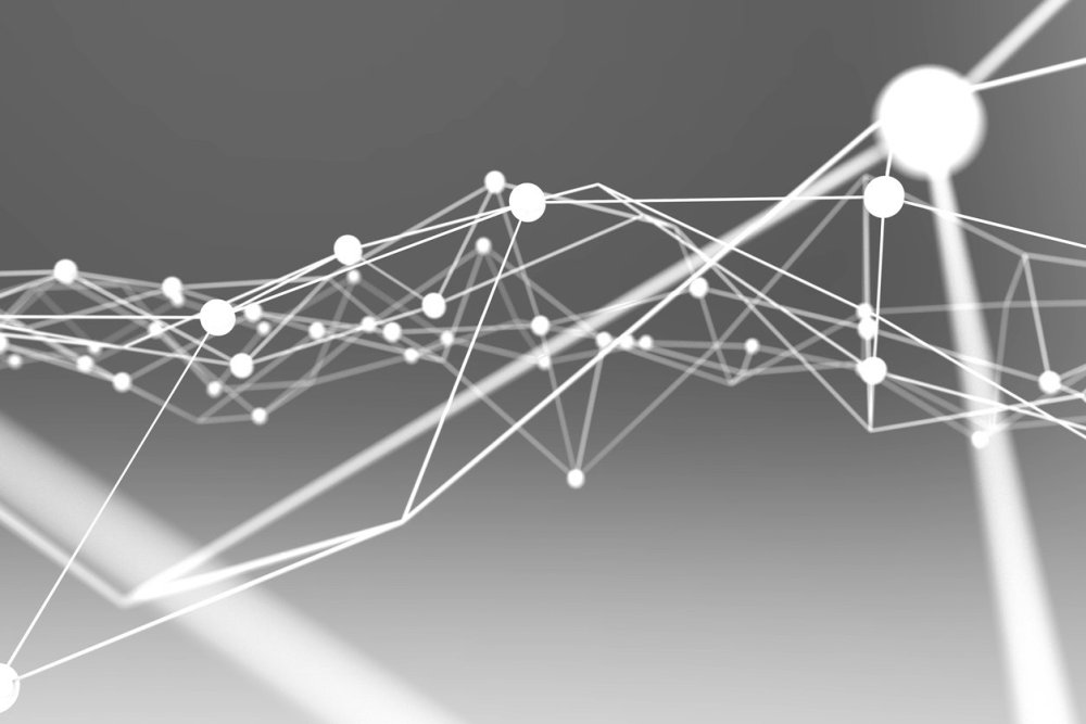 Фон нейросеть серый