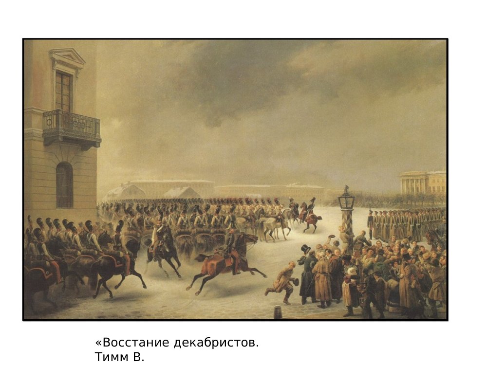 Восстание на Сенатской площади 14 декабря 1825 года