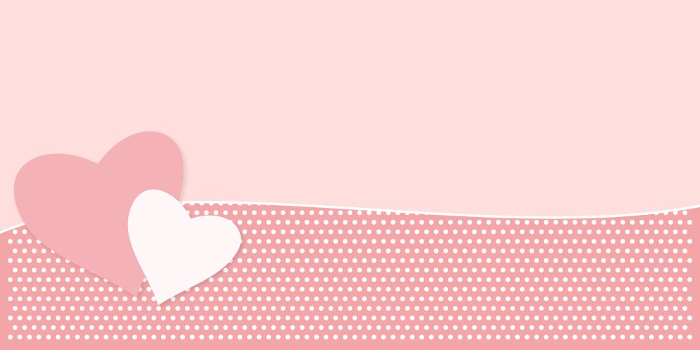 Розовый фон для фотошопа детский с сердечками
