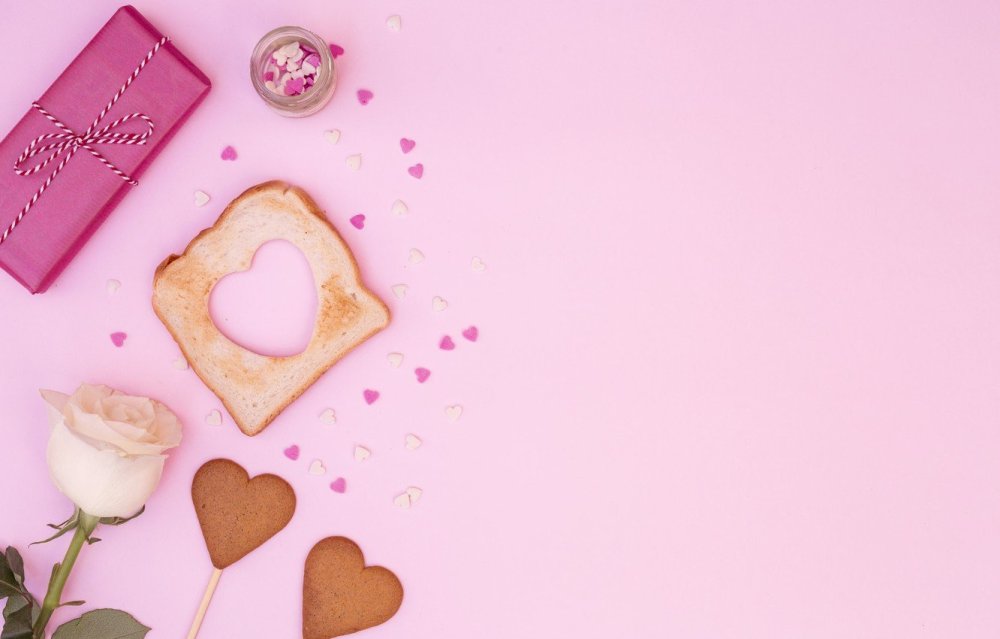 Розовый фон для кондитерской