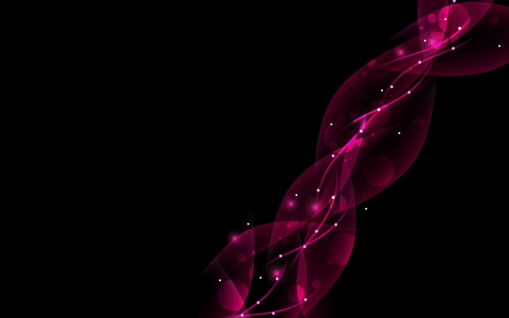 Абстракция розовая черная