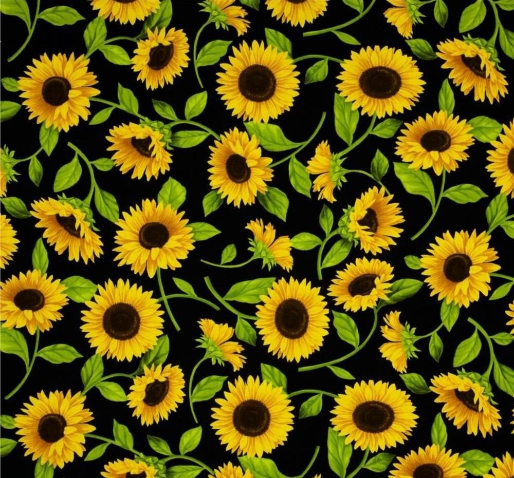 Подсолнухи узор