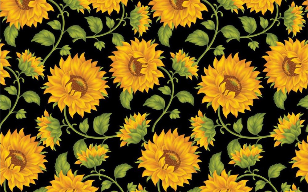 Подсолнухи паттерн