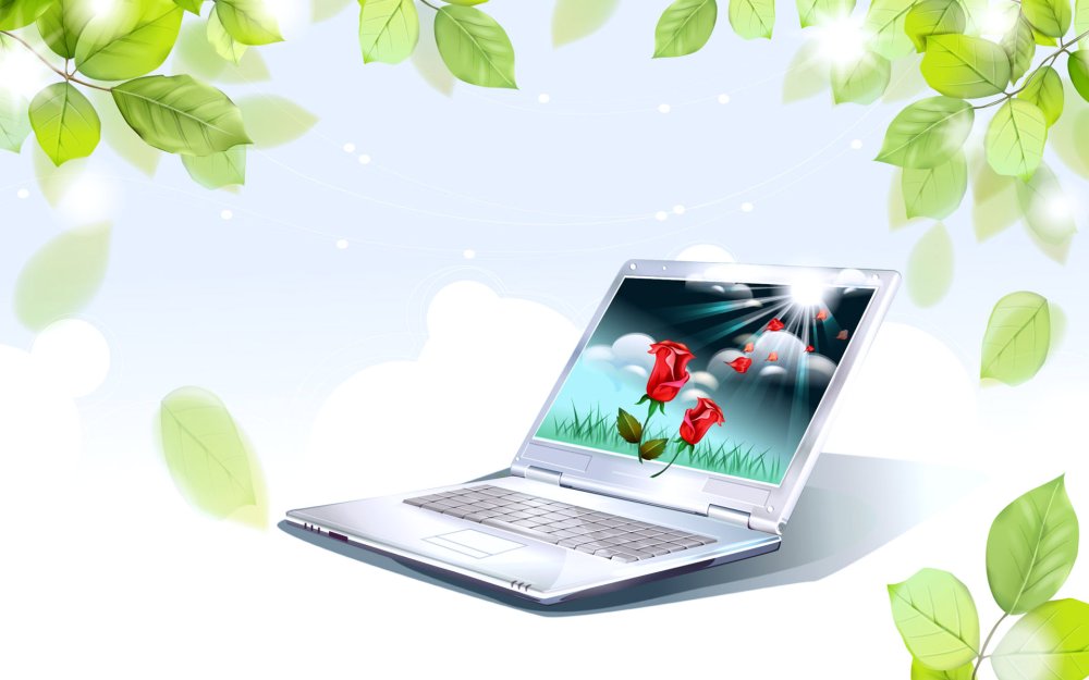 Фоновый рисунок на ноутбук