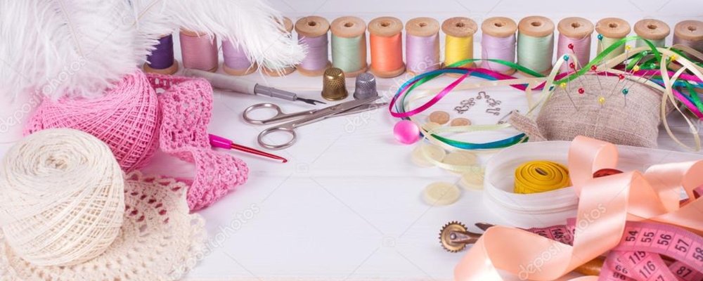 Шаблон для заголовка с рукоделием