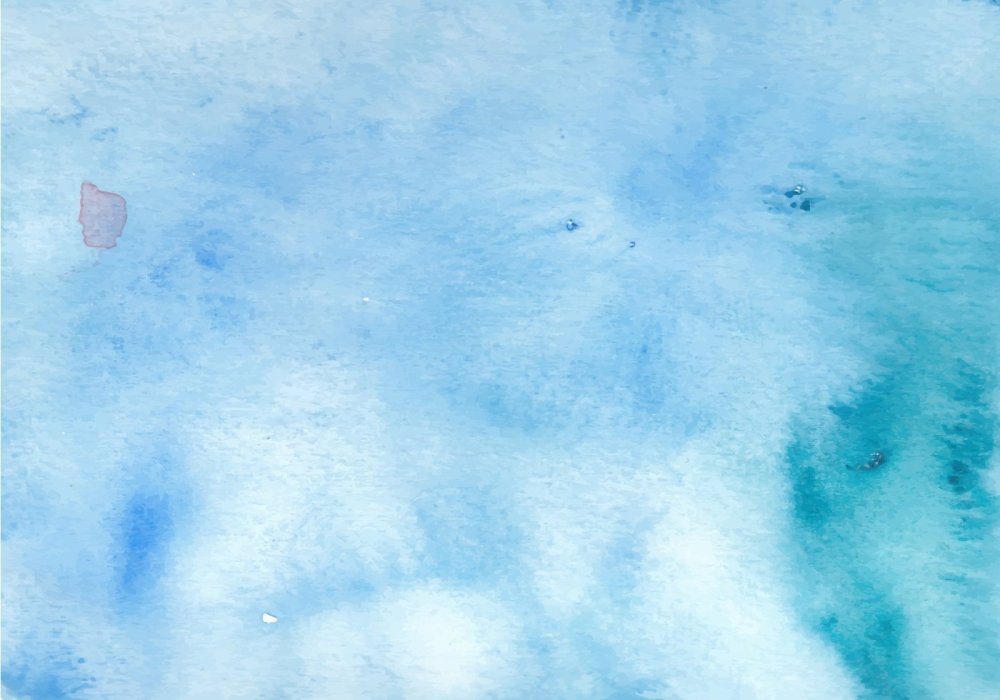 Голубой фон акварель