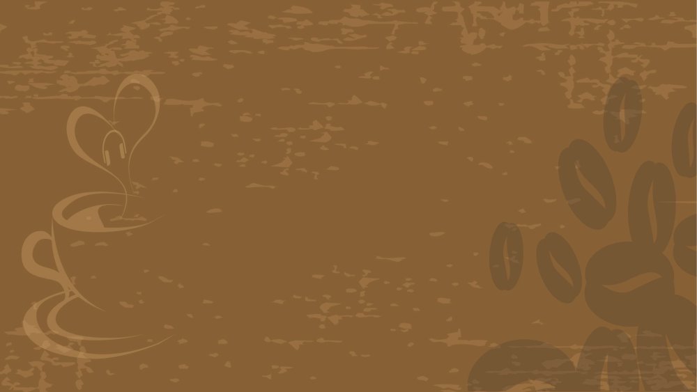 Фон для меню кофейни