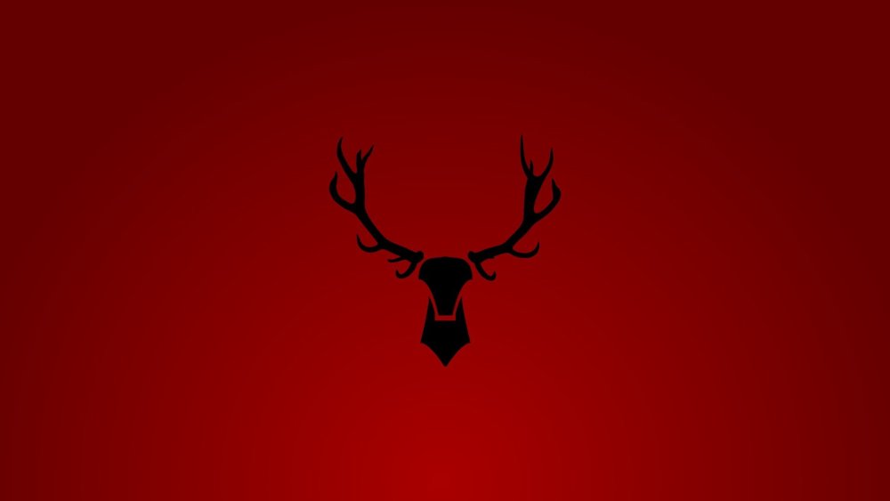 Панда на Красном фоне