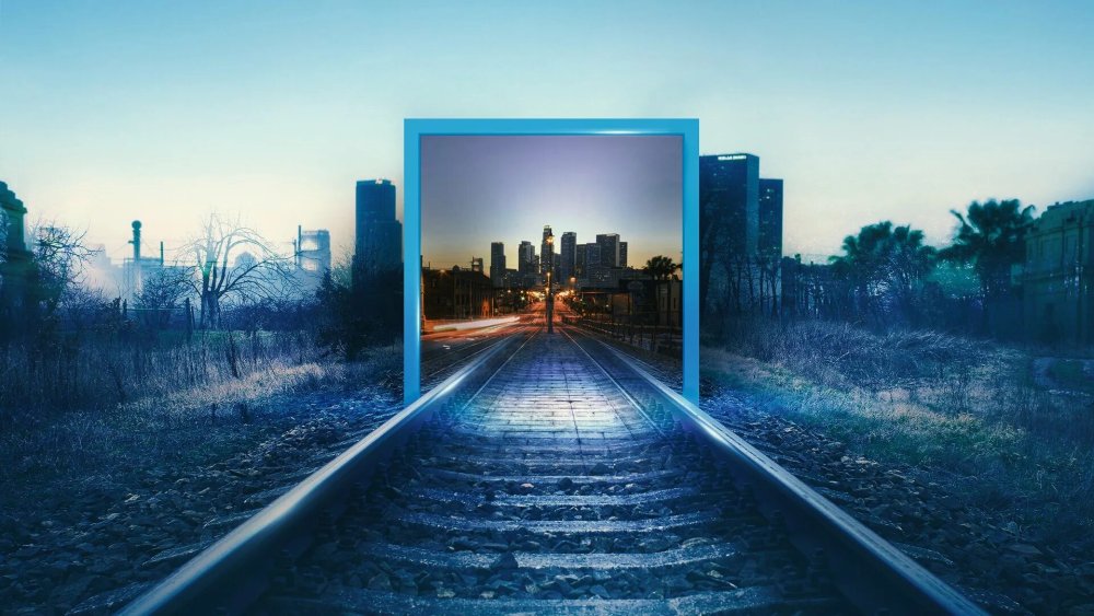 Ночной город перспектива