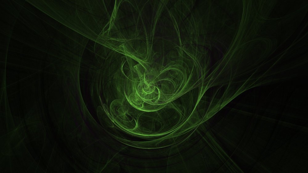 Темно зеленые обои