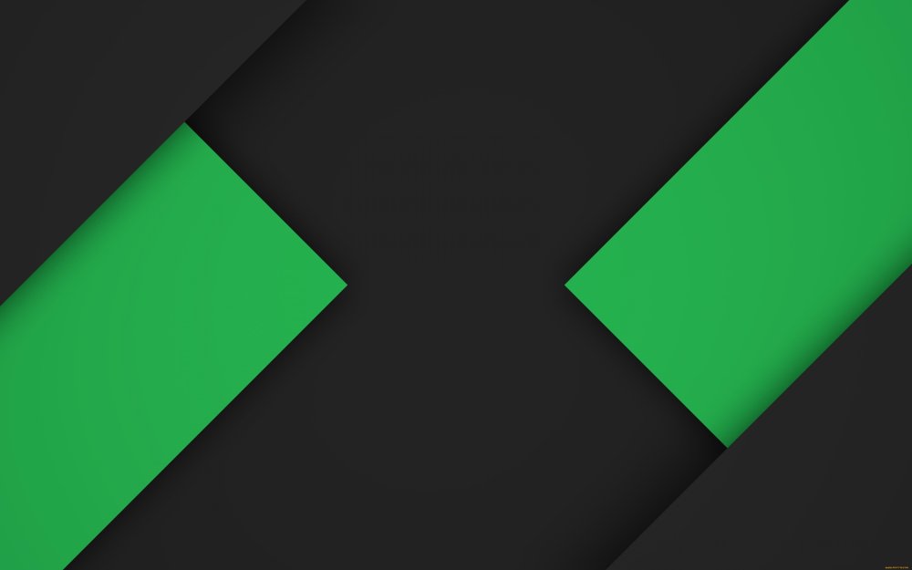 Черный с зеленым