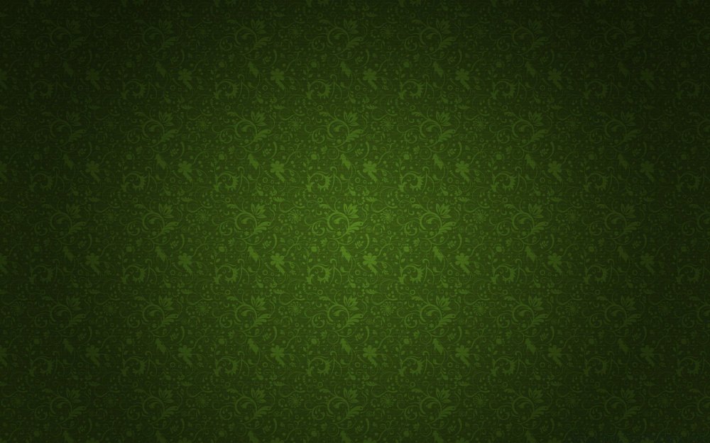 Зеленый фон с орнаментом