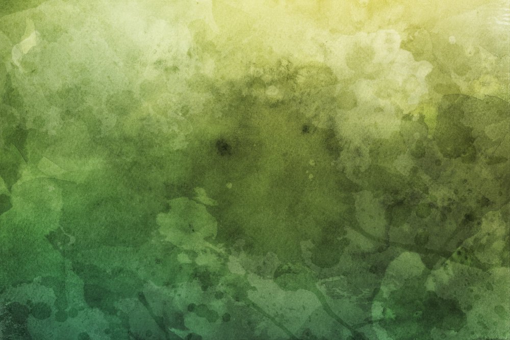 Акварельный фон зеленый