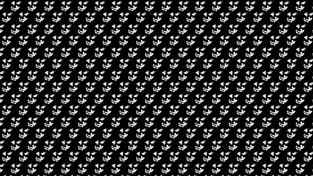 Черно белые обои