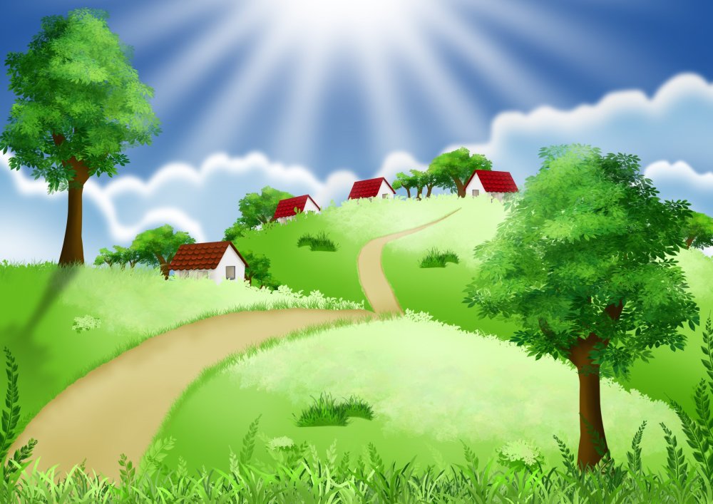 Мультяшная природа