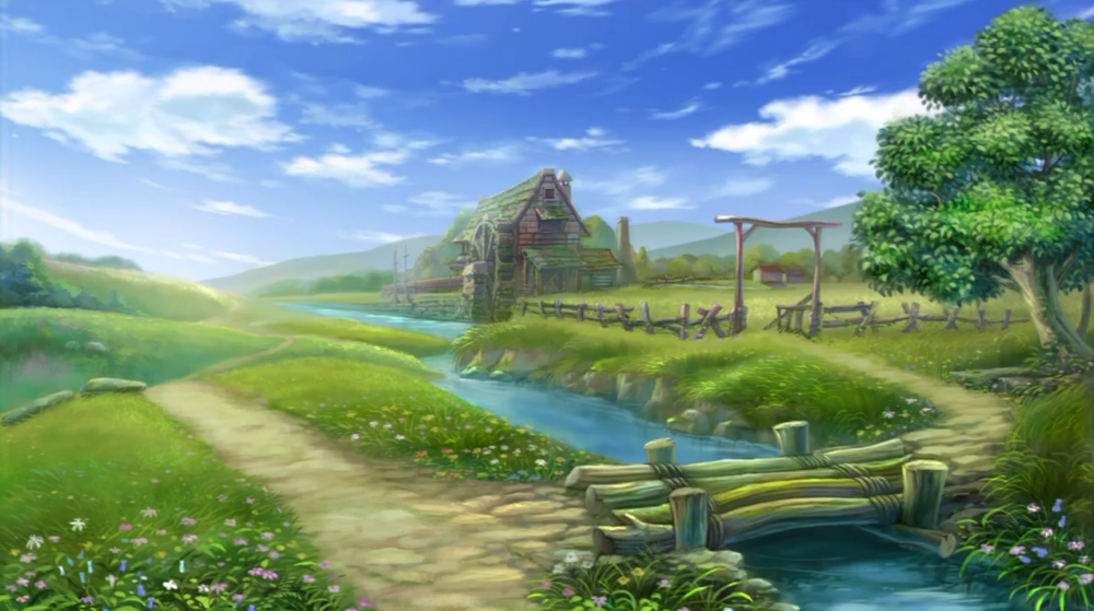 Мультяшный пейзаж