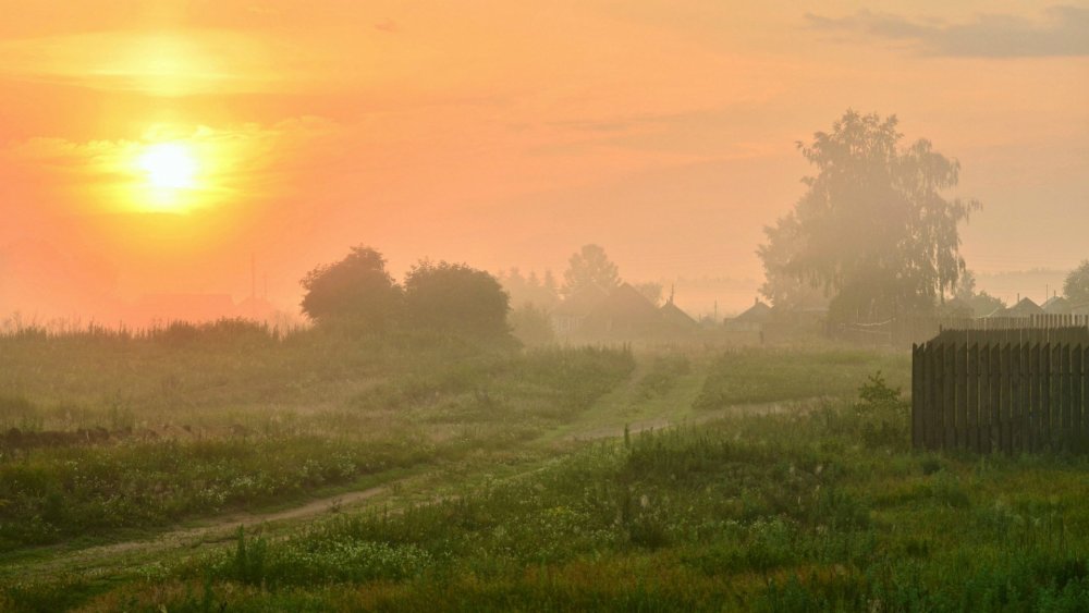 Утро в деревне