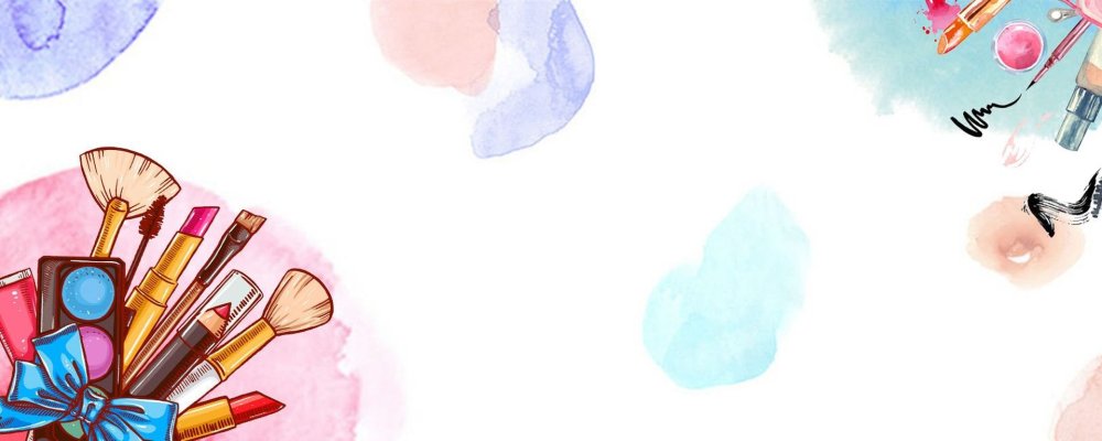Акварельный фон косметика