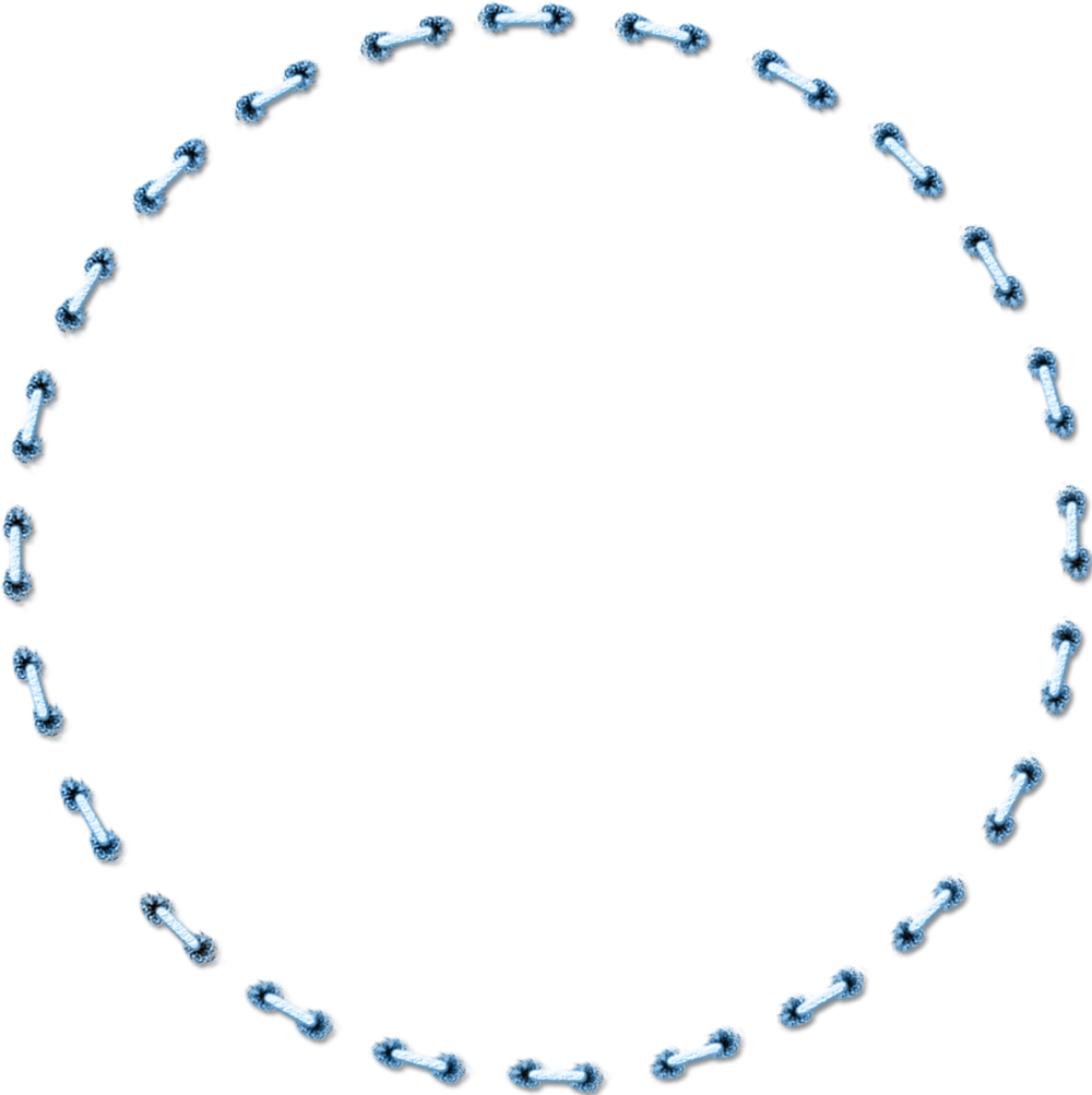 Рамка круглая тонкая